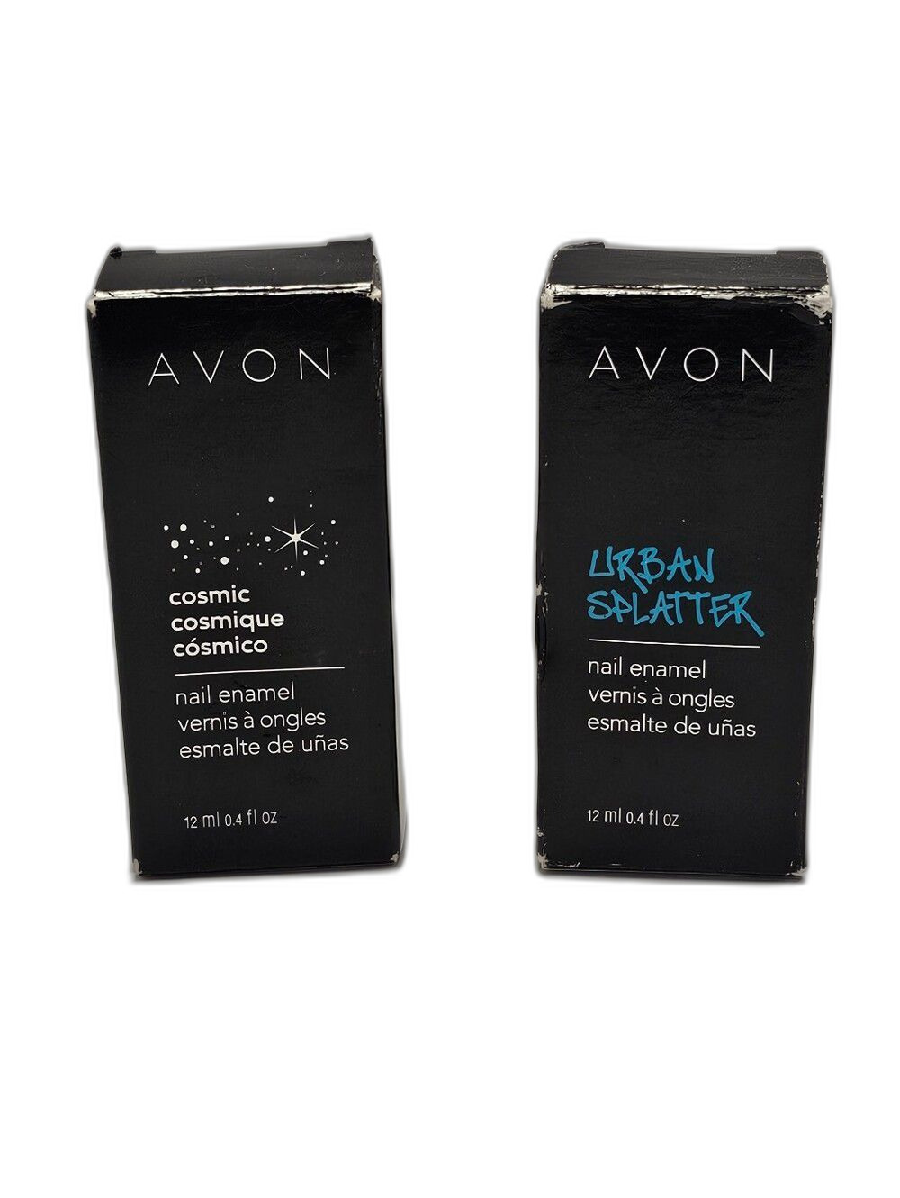 Avon Urban Splatter Starburst & Cosmic Purple Graffti Colors